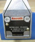 Proportional hydraulic solenoid valve M-3SEW10U14 size 10 single unit 80/96 VDC 30W control spool assembly R978914241