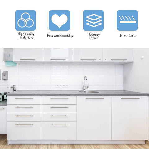 High quality kitchen with white cabinets and icons for heavy duty zinc alloy door stopper set two pack anti pinch wall protectors