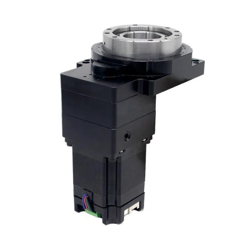 57x76mm Hollow Rotary Actuator With RS485 Pulse Drive, Beefy 14.5 Nm Output Torque, 1 Arcmin Backlash, Nema23 Rotary Stage