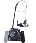 Heavy Duty Spare Wheel Mount Plate Carrier Plus Winch Kit For Ford Transit 2014+ And Transit Custom 2012+ with durable steel components.