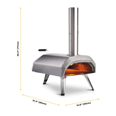 Karu 12 Multi Fuel Outdoor Portable Pizza Oven Delivers 950 F Heat For Wood Or Propane Cooks 12 Inch Pizzas In 60 Seconds