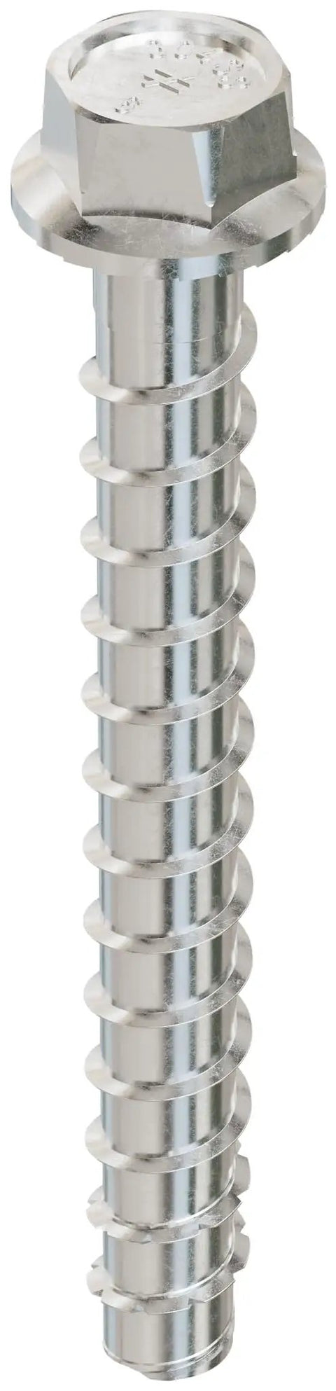 Titen HD Heavy Duty Screw Anchor For Concrete And Masonry, 5/8 Inch Diameter By 6 Inch Length, Type 304 Stainless Steel, Hex Washer Head