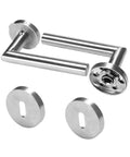 Sliding Interior Door Handle Set For Home Use Easy Glide Lever Knob featuring one color finish and durable design.