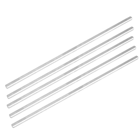 Heavy Duty Badass Stainless Steel D Shaft Motor Coupler Compatible With FRC FTC VEX Robotics 5 Pack 3.9 By 0.2 Inch flat steel bars