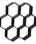Hexagon Concrete Paver Mold For DIY Garden Paths And Patios 11.4 By 11 By 1.7 Inch Reusable Plastic Floor Tile Mold