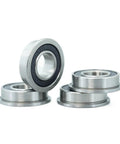 10 PCS MF148RS Flanged Ball Bearings 8 X 14 X 4 MM Chrome Steel 52100 High Precision Sealed Units Smooth Rotation Heavy Duty Drive Gear Parts Rubber Dustproof Rotary Gear No BS Quality That Runs All Machines Super Fast And Smooth, sealed flanged bearings
