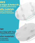 3 Inch Toilet Tank Silicone Flapper Seal Gasket Replacement Stops Running Toilets And Phantom Flushing No Fuss Install Durable Silicone Seal Fits Standard Flapper Styles For Quick Effective Fix, white silicone flapper seal comparison
