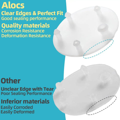 3 Inch Toilet Tank Silicone Flapper Seal Gasket Replacement Stops Running Toilets And Phantom Flushing No Fuss Install Durable Silicone Seal Fits Standard Flapper Styles For Quick Effective Fix, white silicone flapper seal comparison