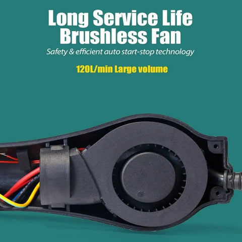 Brushless fan component of 2 In 1 Rework Station For SMD Soldering And Hot Air Rework, Dual Digital Display Soldering Iron And Hot Air Gun