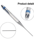 Hefty Alloy Steel Roll Pin Punch Tool Kit With Chisel Cone Precision Tips For Drilling And Scribing In Factory Workshops, Heavy Duty 2 To 8mm Set That Gets The Job Done Right. Alloy steel roll pin punch, close-up side view, 2 to 8mm tip