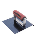 Straight Concrete Edger With Blue Steel Blade And DuraSoft Handle, 6x6 Size, 5 Eighth Lip By One Half Radius, Made In USA
