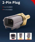 Hardcore Garage Edition Engine Coolant Temperature Sensor With Pigtail Harness For Toyota 4Runner Camry Corolla with 2-pin plug.