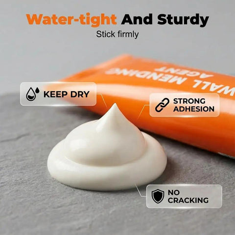 All In One Wall Patch Repair Kit With Scraper And Quick Dry Putty For Holes And Cracks, Multi Functional Drywall Filler Paste, smooth texture