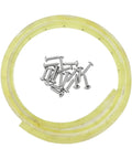 Nail Smooth Curves In Your Woodworking Projects With This Flexible Curve Router Guide Built Tough From Polyurethane And Equipped With Durable Brass Bushings Two Meters Long, featuring bendable yellow strip and screws.