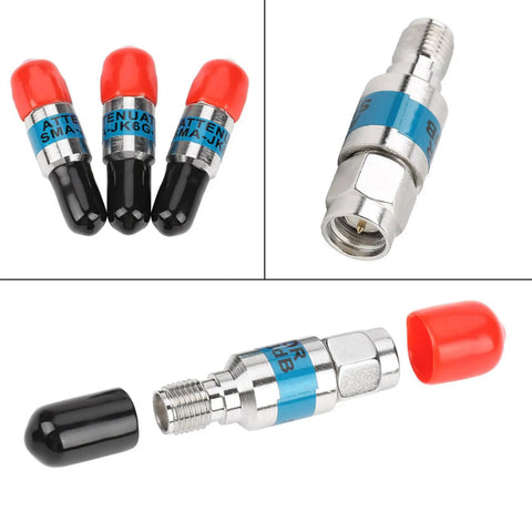 3 Pack SMA Male To Female Coaxial DC Block Attenuator 10dB Constant Attenuation 2W 50 Ohm DC 6.0 GHz product image