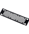 7 Inch 1U Vented Blank Panel Metal Rack Mount for DeskPi RackMate TT Server Cabinet, supports up to three 40mm fans, black metal