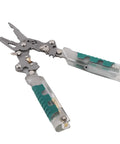 Bewinner 20 In 1 Wire Stripper Pliers With Voltage Detection, Folding Crimping Tool For Awg 20-10, Industrial Grade Crv Steel tool with silver blades