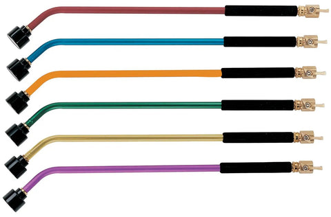 Multiple ColorMark Soft Rain Watering Spray Wand 30 Inch Gold Lightweight Yet Durable With One Touch Lever Valve shown in various colors