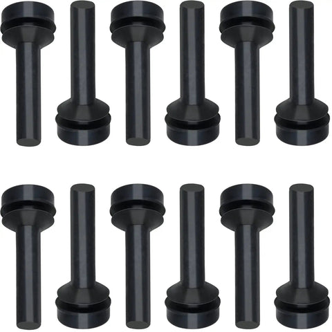 12 Pack Grate Rubber Feet Replacement For Gas Stove Tops No Fuss Easy Install Durable Stove Grate Foot Pads Bumpers For GE C2S CG JGS