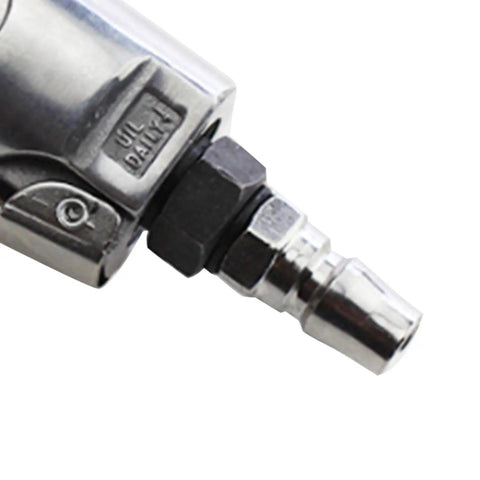 Heavy Duty Air Impact Wrench And Right Angle Pneumatic Ratchet Crafted From Chrome Vanadium Steel showing connector detail.