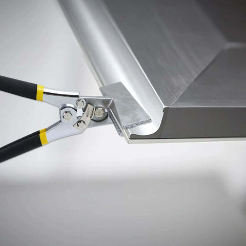 Heavy Duty 6 Inch Sheet Metal Bender Pliers with straight head bending metal for roofing and metalwork application