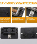 Road Ready 4 Way Blade Fuse Box With Built In Led Indicator For Blown Fuses Hella Reliable Automotive Shield showing heavy-duty connectors and terminals.