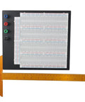 Heavy Duty Solderless Breadboard With 3220 Holes, Dual Terminal Strips, Four Distribution Bars, Black Aluminum Back Plate