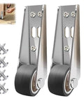 Heavy Duty 3.11 Inch Anti Sag Gate Caster Wheels Set Of 2 With Included Mounting Bolts for Driveway Gates.