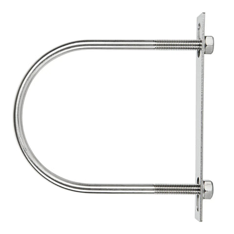 Four Pack Square U-Bolts 4.5 Inch Inner Width M10 Stainless Steel 304 with washers and nuts for boat trailer replacement parts