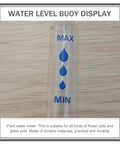 Six Pack Floating Indoor Pot Moisture Probes And Water Level Indicators For Potted Plants displaying water level buoy gauge