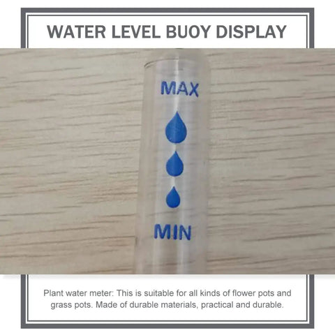 Six Pack Floating Indoor Pot Moisture Probes And Water Level Indicators For Potted Plants displaying water level buoy gauge