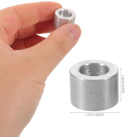 Two Piece Motorcycle Cam Chain Tensioner Adjuster Kit For Suzuki Cruisers Showing Steel components in hand for easy installation.