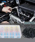 Awesome Heat Shrink Solder Seal Wire Connectors Kit For Car And Boat Wiring No Crimping Needed Waterproof Sealing Transparent Sleeves Perfect For Easy Electrical Repairs At Home Or Garage With Fast Secure Joints. 800pcs kit in case