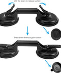 Floor Gap Fixer Tool For Laminate And Floating Floors With Suction Cup And Mallet demonstrating suction mechanism
