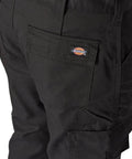 Mens Straight Leg Work Pants Built Tough As Nails Durable Polyester Cotton Blend Stain Resistant Gear Big And Tall Relaxed Fit Day Shift showing detailed pocket view.