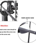 Drop Away Arrow Rest for Compound Bow Full Containment Design Quiet Rubber Wrapped Build Right or Left Hand Lightweight Aluminum