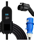 Level 2 Portable EV Charger for Electric Cars, On The Go Adjustable 16A 24A 32A with Type 1 J1772 Plug, 10m Cable, Heavy Duty Box