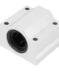 Aluminum Alloy SCS25UU Linear Slide Block For Precision Motion Systems Anodized Finish High Speed Workhorse Guide With Dust Seal Low Wear Durable Linear Motion Component For CNC Machines And Automation, 25mm bore