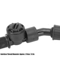Single G3/8 DN10 spray nozzle from 3 Pack G3/8 DN10 Spray Nozzles Made From Durable Plastic Sprayer Accessories For Uniform Atomization And Leakproof Seal Ideal Irrigation Upgrade For Fruit Trees Crops And Electric Sprayers Replacement.