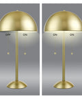 Haydel 21 Inch 2 Light Table Lamp In Matte Brass With Dual Pull Chains For Easy On Off And A Chill Vibe