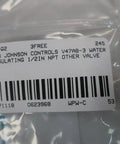 V47AB-3 Temperature Water Regulating Valve One Half Inch NPT Thread For Plumbing Easy Install Water Temperature Control Regulator High Precision Flow Valve For Home Or Industrial Use, bag label