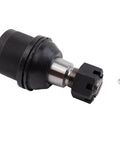 Front Upper And Lower Ball Joint Set 4 Piece For Driver And Passenger Sides Direct Fit Replacement With 2 Upper And 2 Lower Joints OE Quality Easy Bolt On Install Built For Long Lasting Performance, black steel ball joint with cotter pin