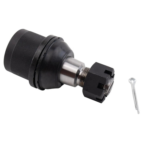 Front Upper And Lower Ball Joint Set 4 Piece For Driver And Passenger Sides Direct Fit Replacement With 2 Upper And 2 Lower Joints OE Quality Easy Bolt On Install Built For Long Lasting Performance, black steel ball joint with cotter pin