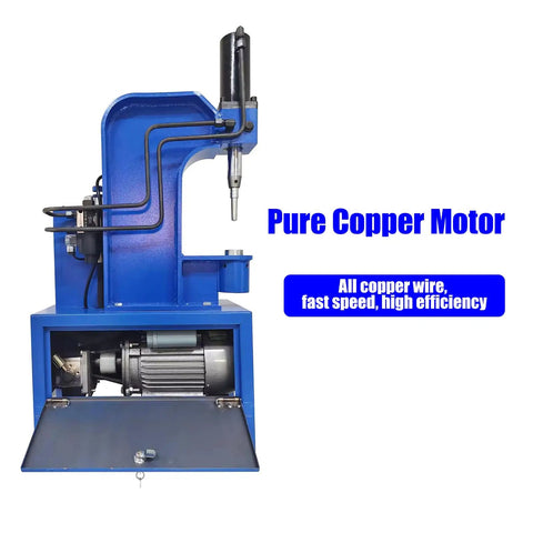 Heavy Duty 220V Electric Riveting Machine With Pure Copper Motor showing copper motor and structure for metalworking.