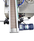 Automatic Desktop Powder Filling Machine Slick Screw Doser With Conveyor For Coffee Sugar Granules Hella Precise Dosage 10 To 200 Grams showing detailed feed system and motor.