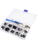 RC Repair Tool Set With Metric Screw Assortment Kit For RC Cars Including Machine Screws Bolts And Nuts In A Compact Box