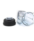 1800 ML Clear Blender Container With Wet Blade And Lid Replacement Part For High Power Home And Professional Blenders Durable Leak Proof Jar