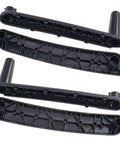 Interior Door Inner Pull Handle Set For Mitsubishi Eclipse 2006 Through 2012 Driver And Passenger Side Black Replacement That Matches OEM Quality And Easy Install Replaces 7221A069HA 7221A070HA