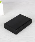 Heavy Duty 80x50x20mm Aluminum Electrical Project Case With Lightweight Metal Cover, black, for DIY electronics build.