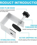 Heavy Duty Drawer And Cabinet Clamps Set For Diy Grab And Go Install 2 Or 4 Pack C Clamps with silicone pads and stainless steel body